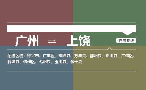 广州到上饶电商物流配送-广州到上饶物流招标专线-代发快递城市配送等服务