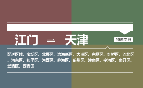 江门到天津物流公司-江门到天津专线-物流公司铭龙物流