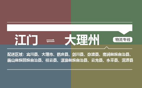 江门到大理州物流公司|江门到大理州专线|铭龙物流物流公司