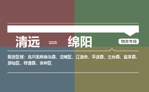 清远到绵阳物流专线-清远到绵阳货运-铭龙物流（全/境-直送）