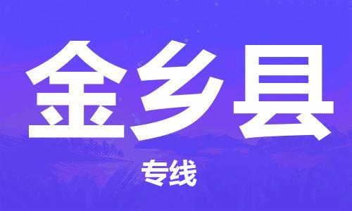 新丰县到金乡县物流公司-最经济实惠的物流专线新丰县至金乡县专线